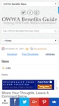 Mobile Screenshot of owwabenefits.com